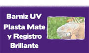 submenu B UV  plasta mate y Registro brillante