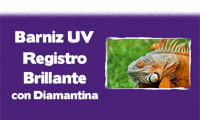 submenu barniz UV registro brillante con diamantina